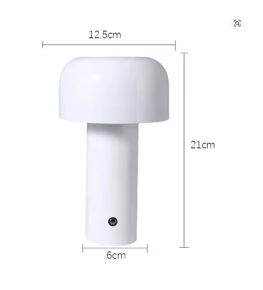 Mushroom Led Table Lamp Rechargable Night Light